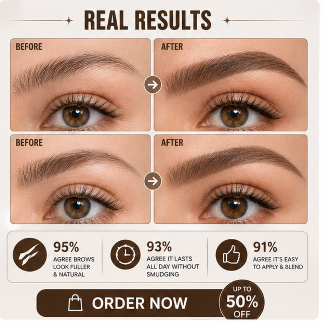 SHEGLAM Brow Sculpt & Define - Natural Strokes, Buildable Color – Waterproof, Smudge-Proof & Long-Lasting – Dual-Ended Angled Brush & Blend – Creates Fuller, Natural-Looking Brows