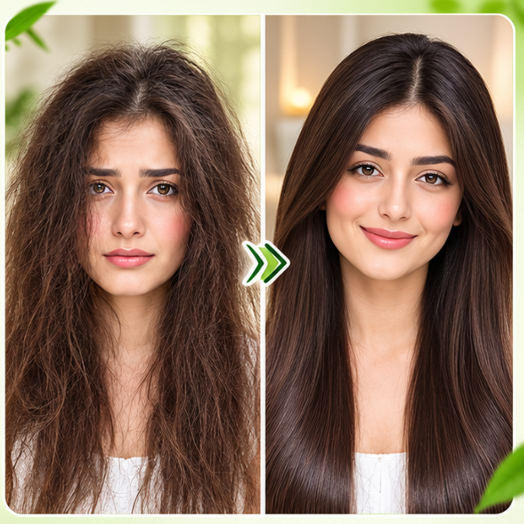 Ayurvedic Hair Oil + Protein Hair Food Combo – Stronger, Healthier & Shinier Hair – Repairs Dry, Dull, Frizzy & Chemically Damaged Hair – Reduces Hair Fall, Boosts Growth & Nourishes Scalp