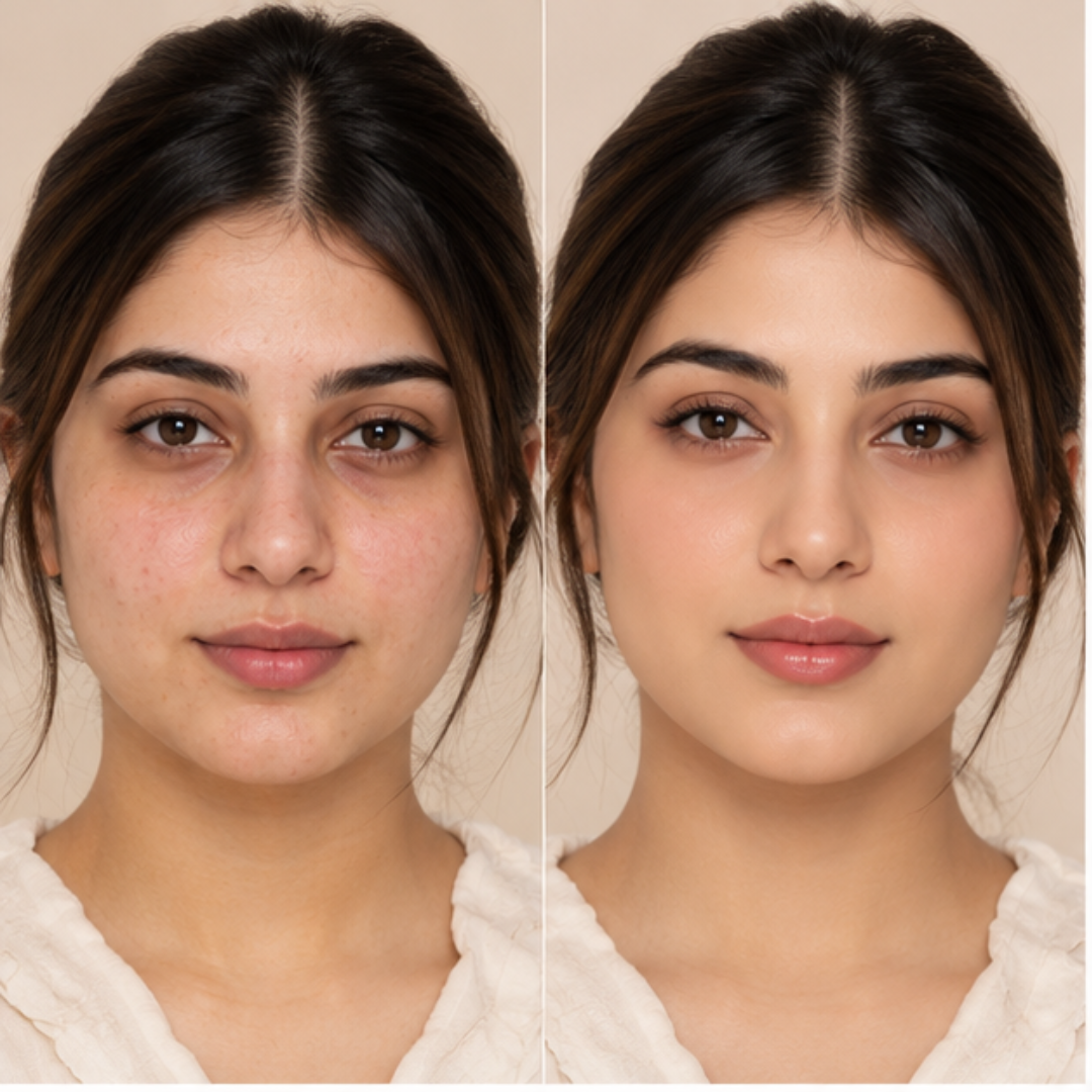 Guerlain Terracotta Le Teint Foundation + FREE Beauty Blender – Lightweight Breathable Coverage – Natural Radiant Glow