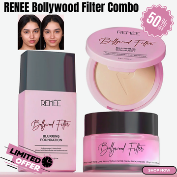 Renee 3-in-1 Flawless Base Bundle - Poreless Primer, High quality Foundation, Waterproof Compact Powder
