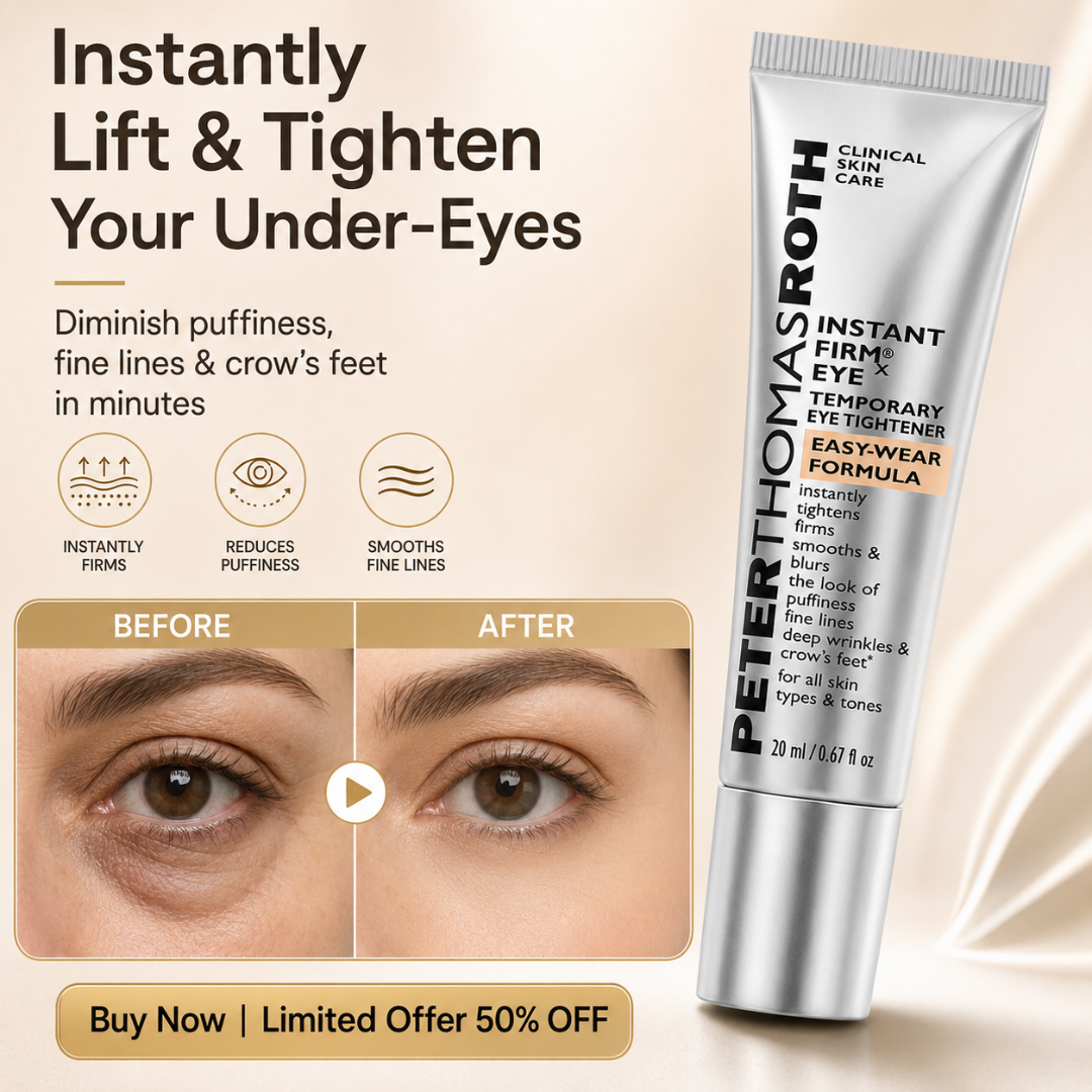 Peter Thomas Roth Instant Firmx Eye Temporary Eye Tightener – 50% OFF – Instantly Lifts & Tightens Under-Eyes – Reduces Puffiness, Fine Lines & Crow's Feet – Easy-Wear Formula – For All Skin Types & Tones