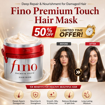 Fino Premium Touch Hair Mask – Japan's #1 Hair Mask – Deep Repair & Nourishment for Damaged Hair – Professional Deep Conditioning Formula – Reduces Breakage & Split Ends
