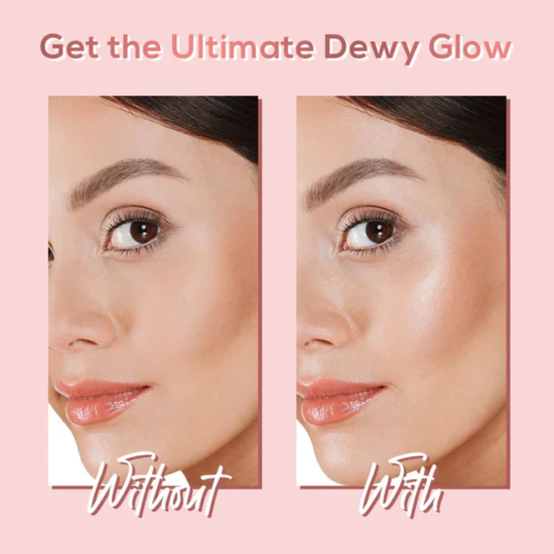Renee lumi Glow Duo | Glowing moisturizer + Glowing Compact powder | long lasting & waterproof Dewy finish makeup base