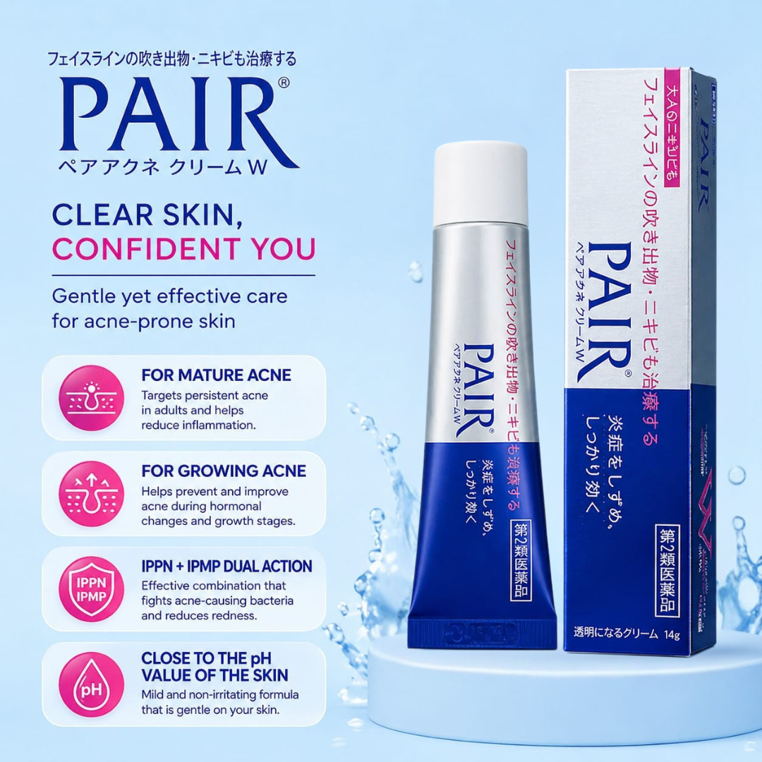 PAIR Acne Cream – Clears Acne, Fades Redness, Prevents New Breakouts – IPPN + IPMP Dual Action – Gentle, Non-Greasy, Dermatologically Tested