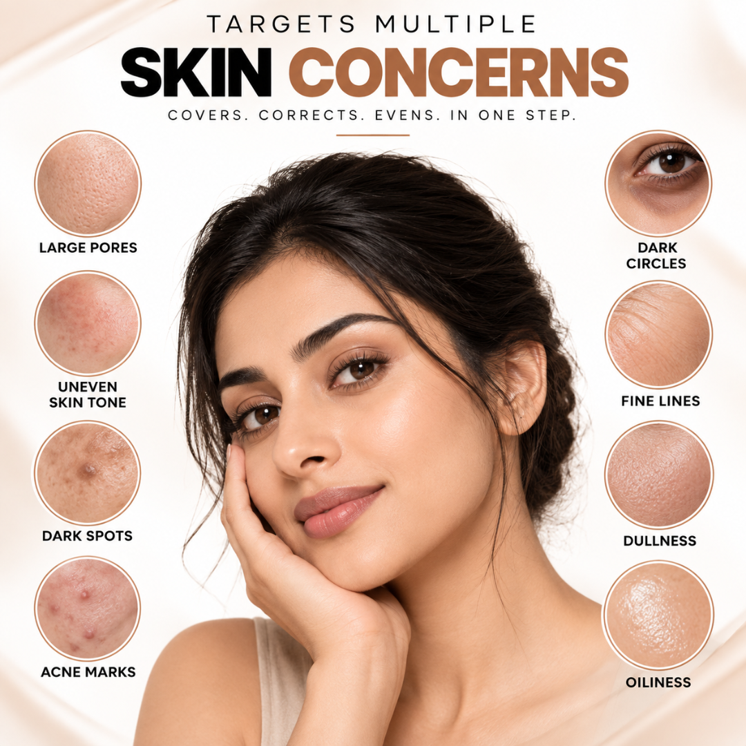 Renee Pro HD 3-in-1 Compact Foundation – Foundation + Concealer + Powder – Flawless Coverage, Natural Matte Finish – Lightweight, Buildable