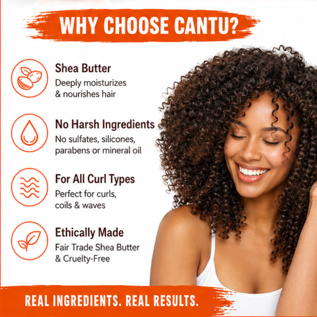 Cantu Moisturizing Curl Activator Cream | Defines Curls | Intense Moisture | All-Day Frizz Control