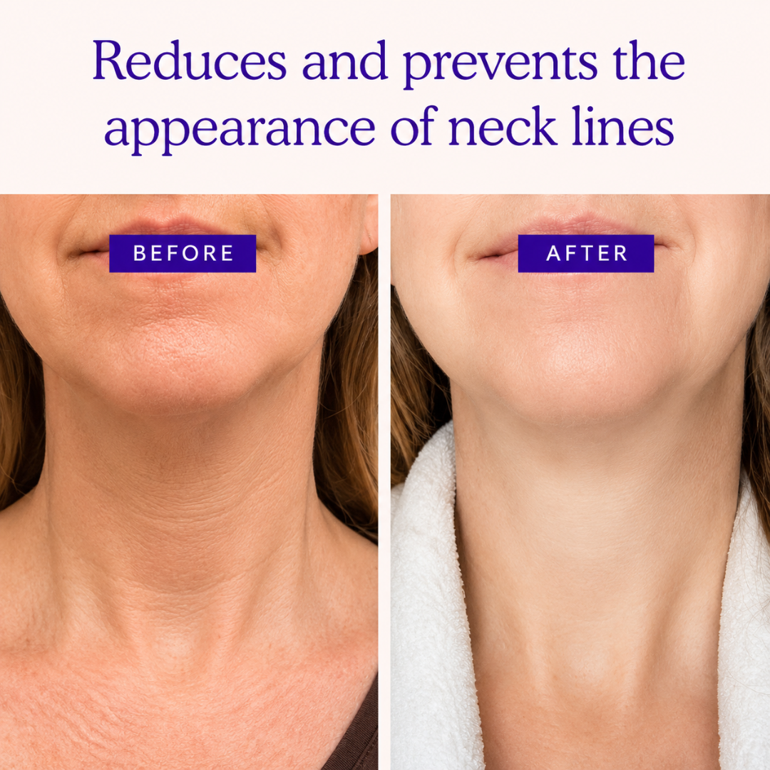 Magec Collagen Fullerene Neck Cream | Tightening & Anti-Wrinkle Formula with Collagen, Fullerene & Niacinamide | Reduces Neck Lines, Firms & Hydrates