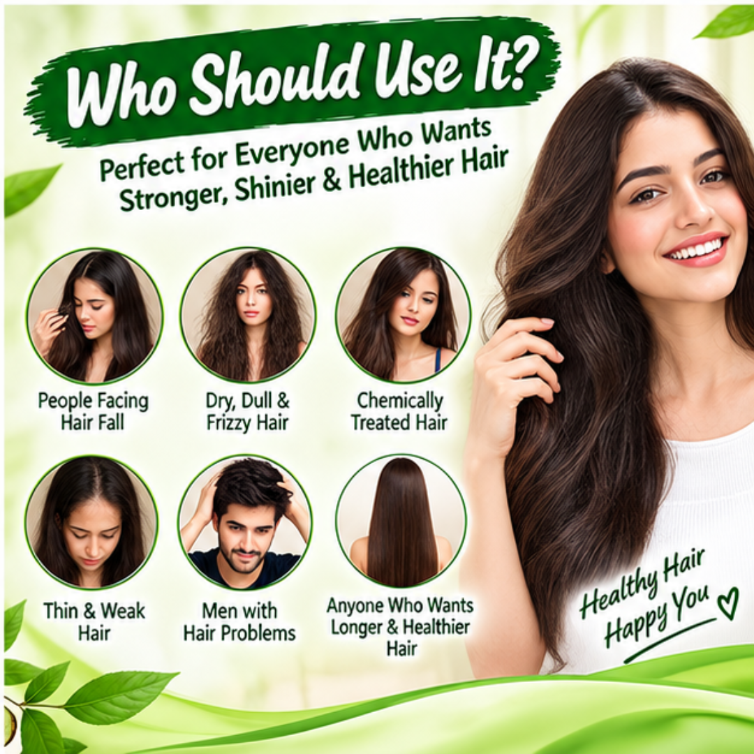 Ayurvedic Hair Oil + Protein Hair Food Combo – Stronger, Healthier & Shinier Hair – Repairs Dry, Dull, Frizzy & Chemically Damaged Hair – Reduces Hair Fall, Boosts Growth & Nourishes Scalp