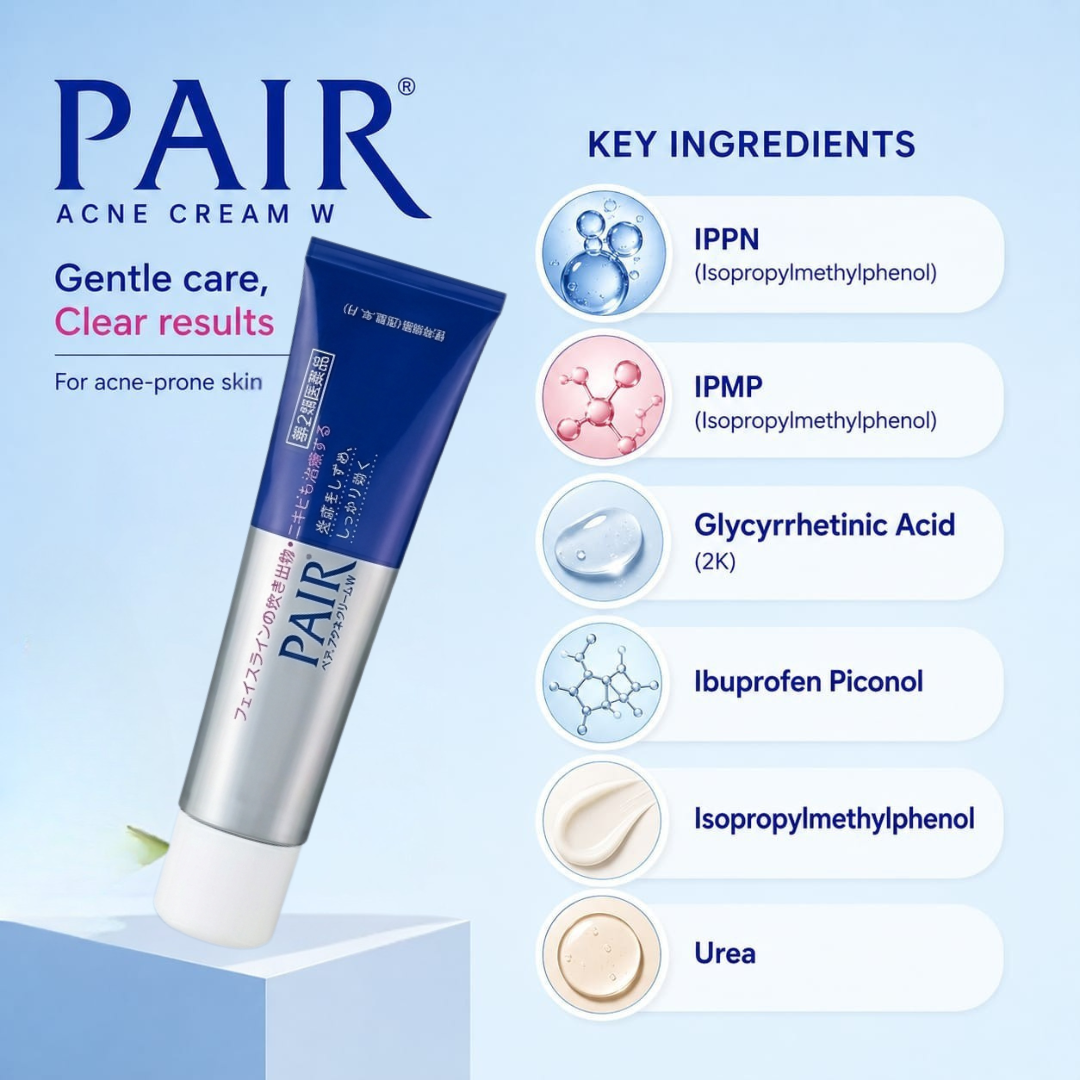 PAIR Acne Cream – Clears Acne, Fades Redness, Prevents New Breakouts – IPPN + IPMP Dual Action – Gentle, Non-Greasy, Dermatologically Tested