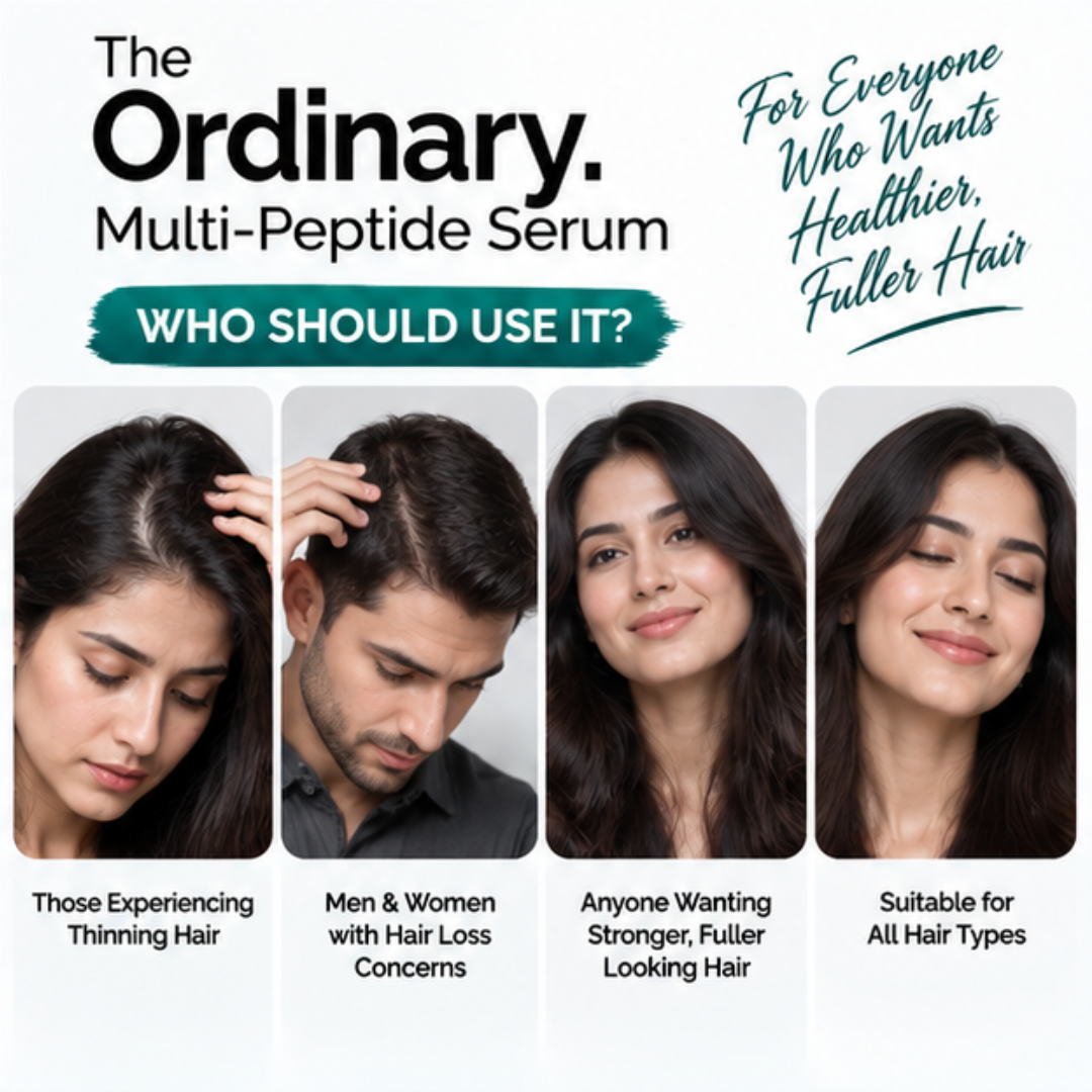 The Ordinary Multi-Peptide Serum for Hair Density – Thicker, Stronger & Healthier Hair – Promotes Hair Growth, Strengthens Strands & Improves Density