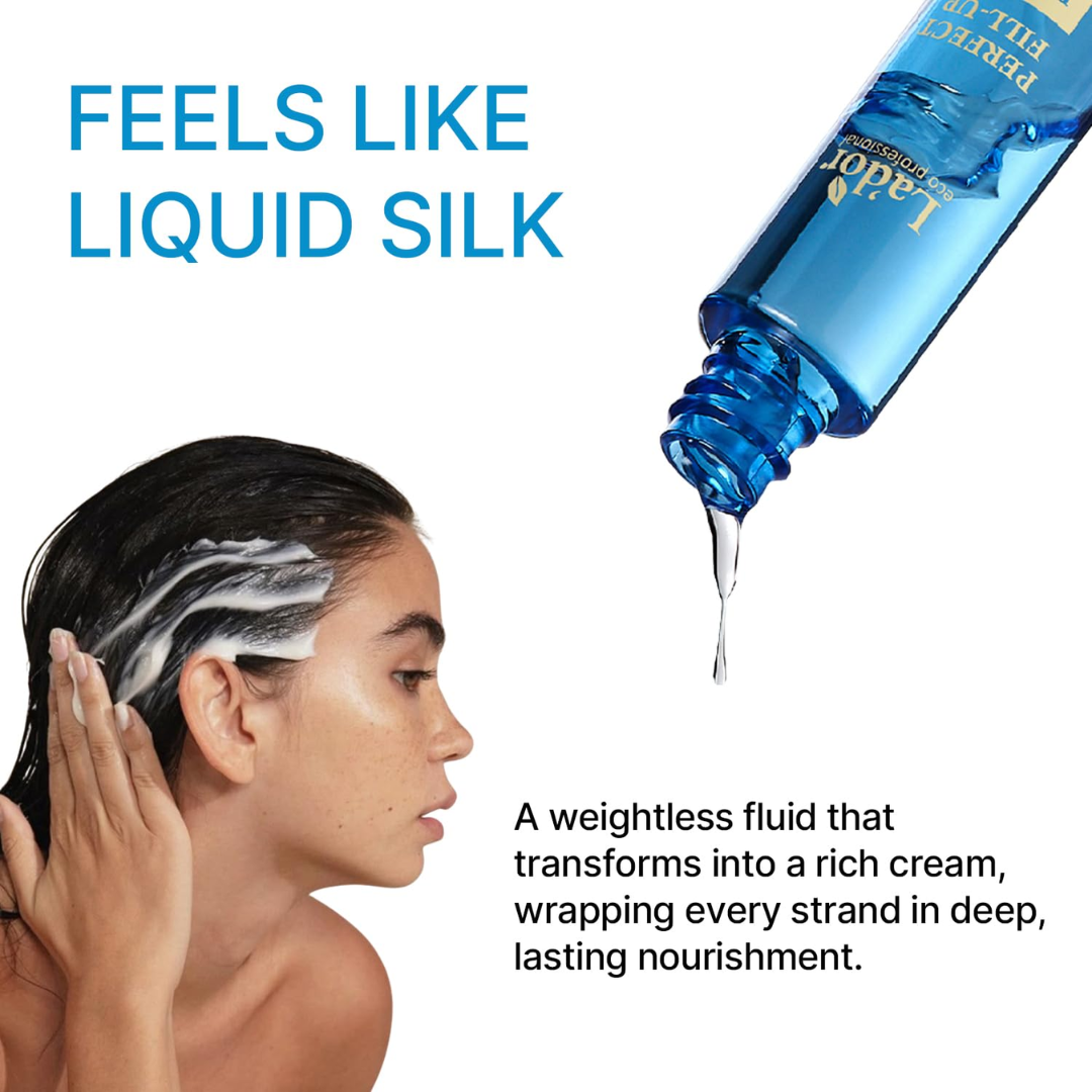 Lador Perfect Hair Fill-Up | Repairs Damaged Hair, Instant Smooth & Shiny | 3-Second Intensive Keratin Ampoule