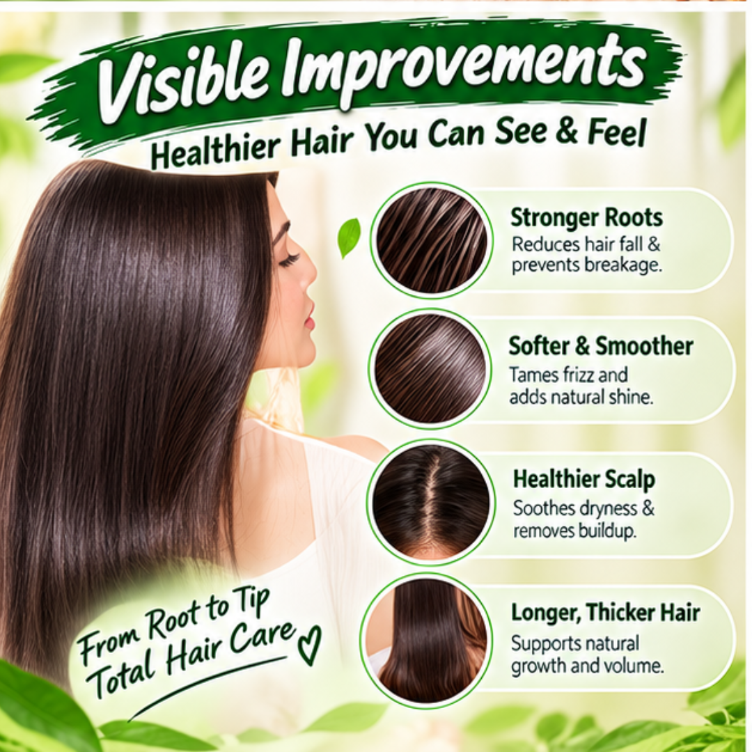 Ayurvedic Hair Oil + Protein Hair Food Combo – Stronger, Healthier & Shinier Hair – Repairs Dry, Dull, Frizzy & Chemically Damaged Hair – Reduces Hair Fall, Boosts Growth & Nourishes Scalp